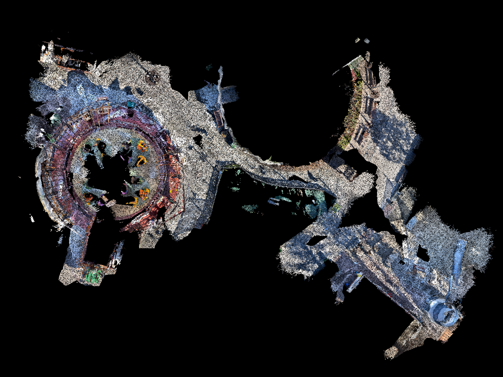 Large area scan - processed in real time